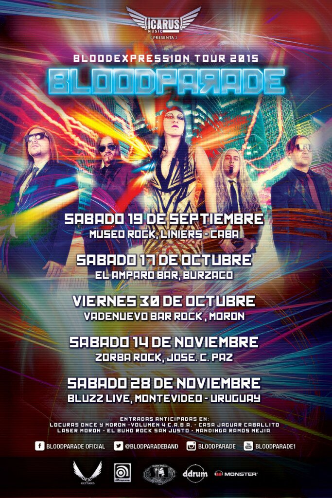 BLOODPARADE próximas Fechas