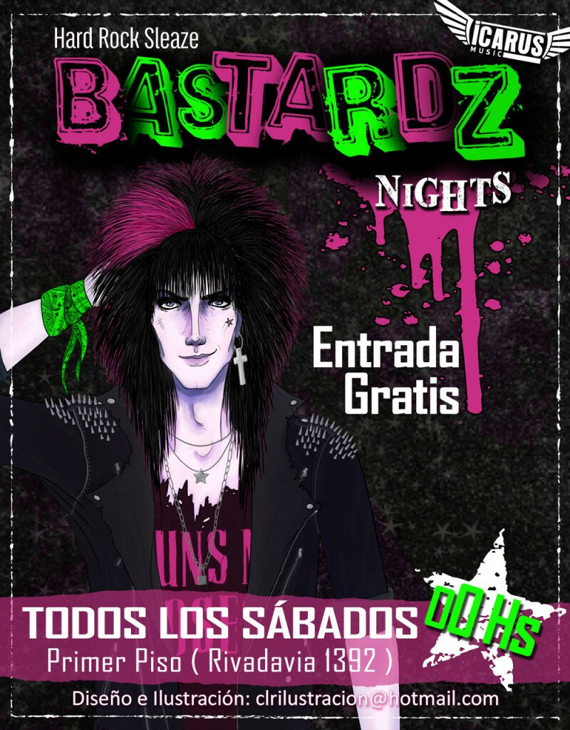 ICARUS MUSIC: Apoyando la movida Glam y Sleaze porteña