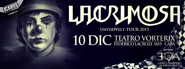 Lacrimosa en Argentina – Unterwelt Tour 2015