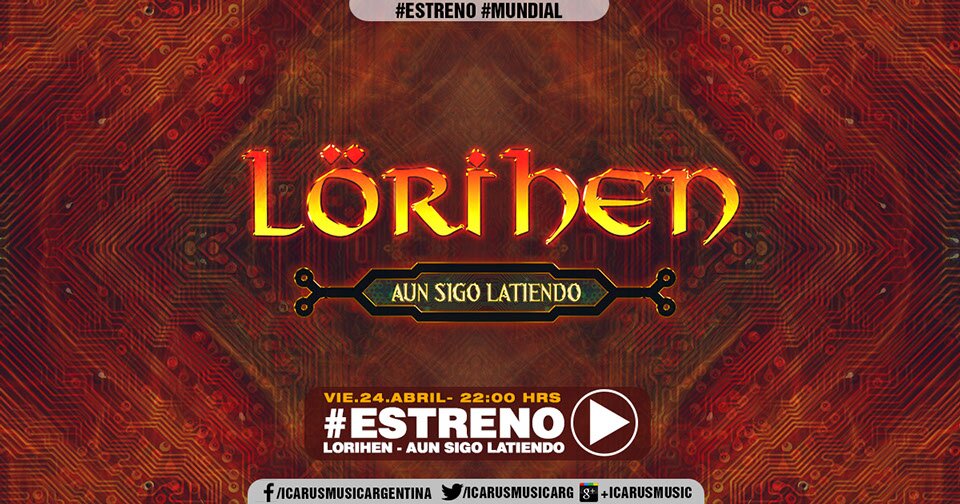 LORIHEN adelanta canciones de su próximo disco "Aún Sigo Latiendo", disco que verá la luz en mayo de 2015.