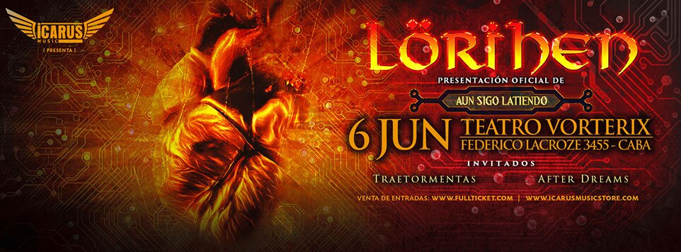 LORIHEN - Aún Sigo Latiendo, adelanto del nuevo disco de la banda Power/Heavy Metal de Argentina, que verá la luz en mayo de 2015.